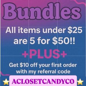 Many items to choose